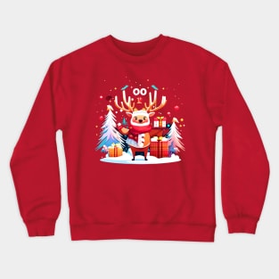 Santa Train Crewneck Sweatshirt